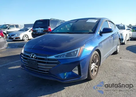 2019 Hyundai Elantra Sel from USA, damaged, VIN 5NPD84LF2KH447839